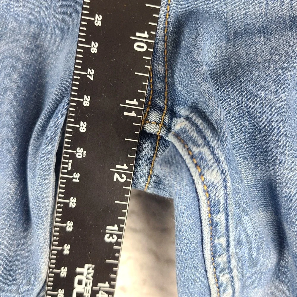 7‎ For All Mankind Jeans Mens 40x32 Slim Taper Fit Adrien Light Wash 7FAM Denim